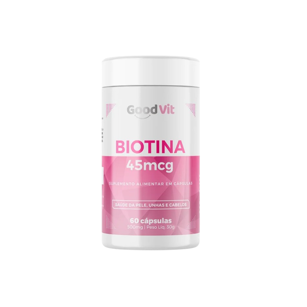 Biotina 45mcg 60 Cápsulas – farmafine.com.br
