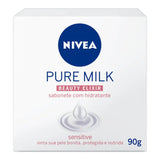 Sabonete em Barra Nívea Pure Milk Sensitive 90g