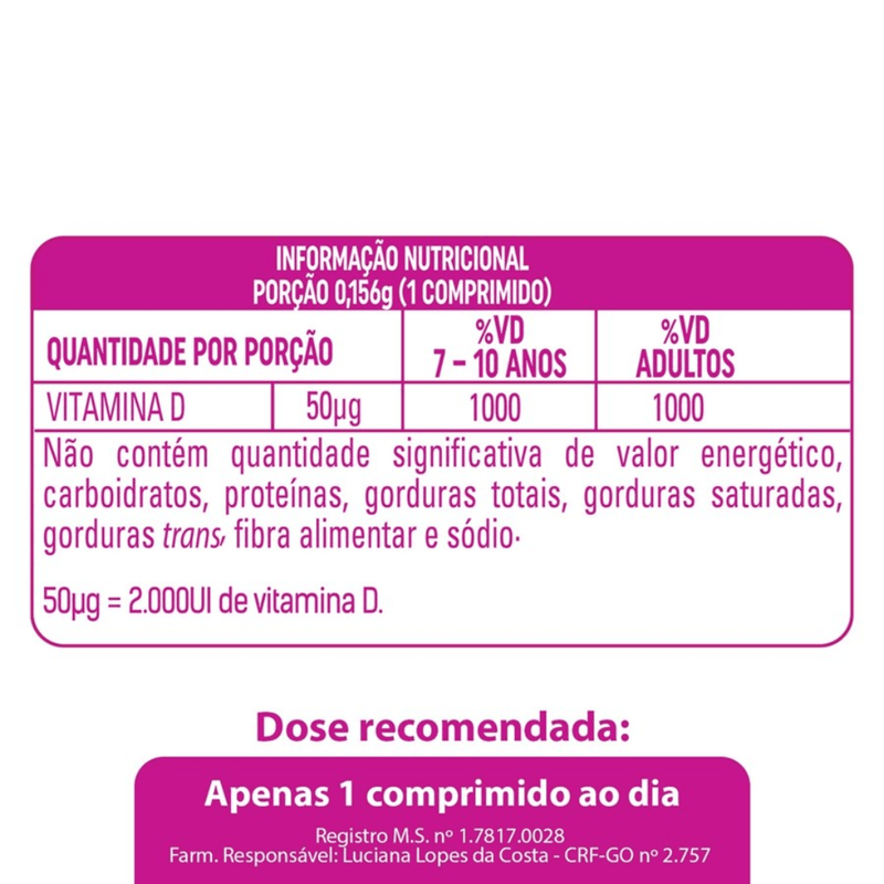 Addera D3 2.000ui 90 Comprimidos - farmafine.com.br