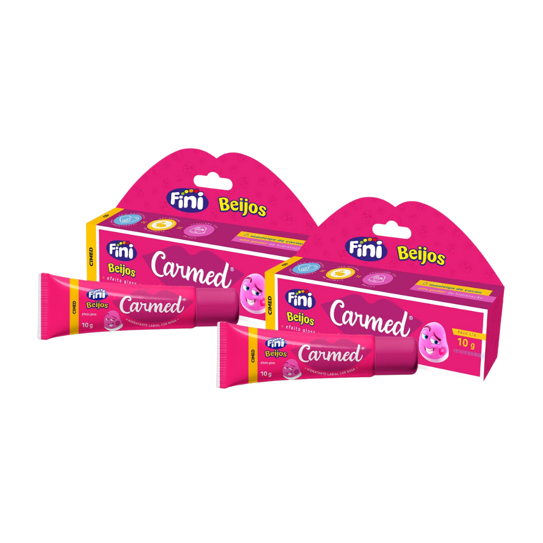 Carmed Hidratante Labial Cimed Beijos Com Cor 10g