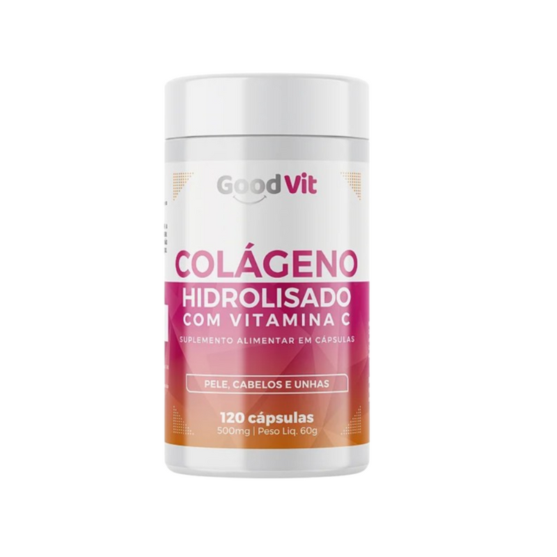 Colágeno Hidrolisado Vitamina C 120 Cápsulas