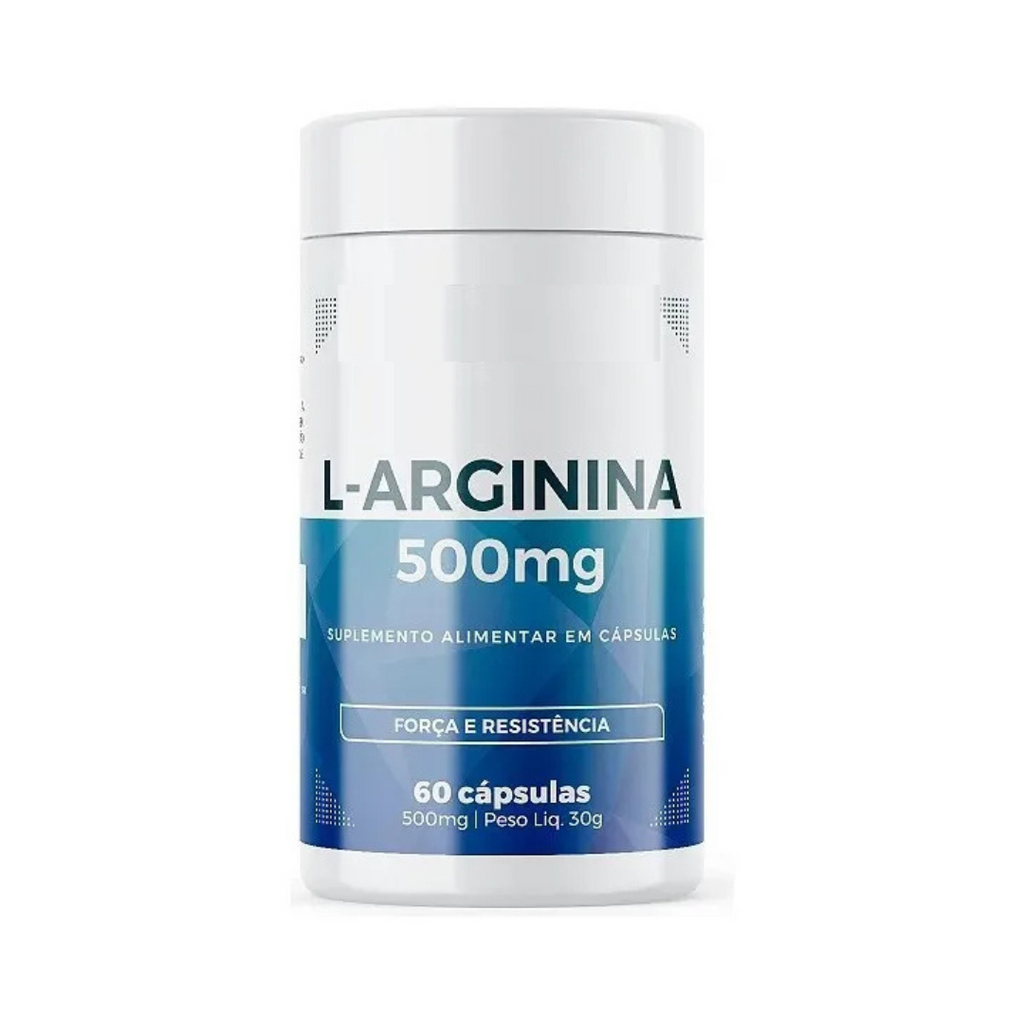 Arginina 100% Concentrada (Vasodilatador) 60 Cápsulas