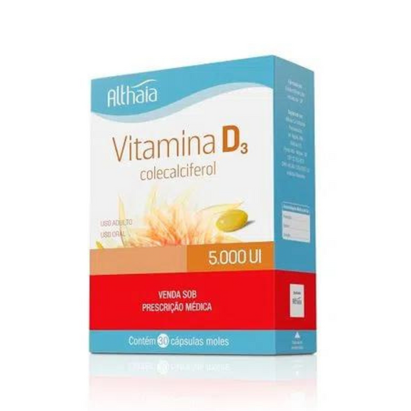 Vitamina D Althaia 5.000ui 30 Cápsulas