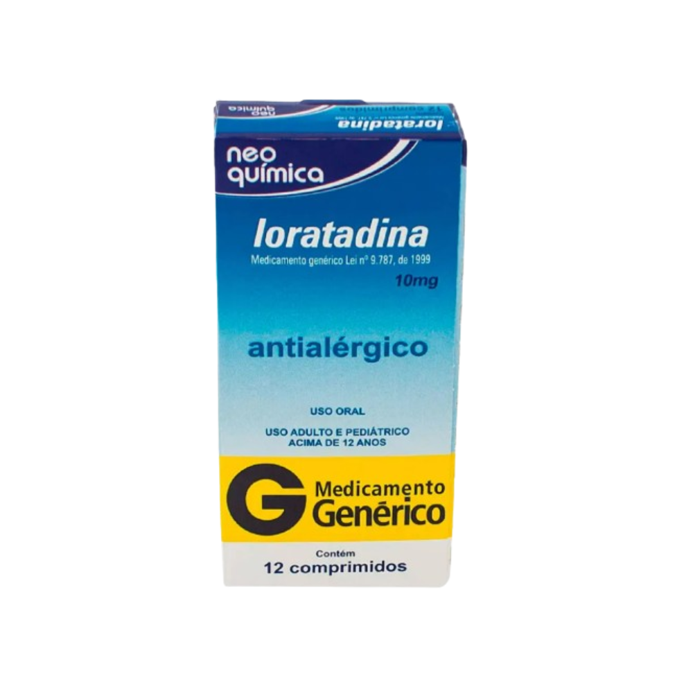 Loratadina 10mg Neo Quimica 12 Comprimidos