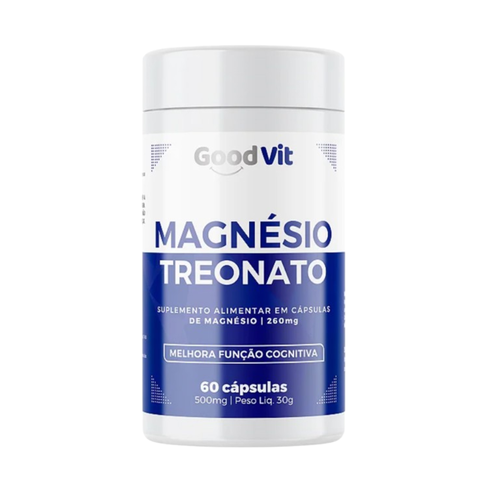 Magnésio Treonato 260mg 60 Cápsulas