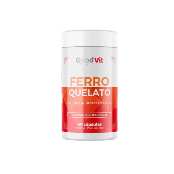 Ferro Quelato 60 Cápsulas