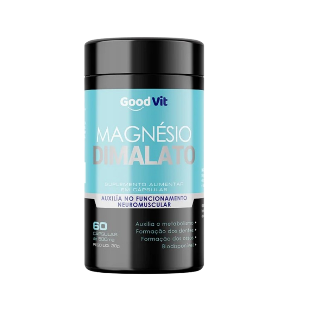 Magnésio Dimalato 260mg 60 Cápsulas