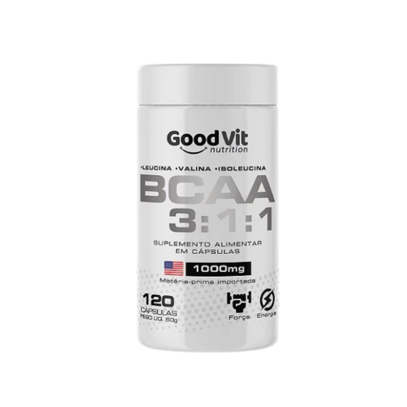 Bcaa 1000mg 120 Cápsulas