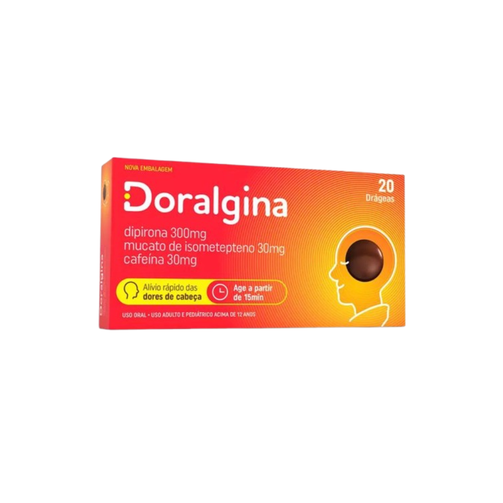 Doralgina 30mg + 300mg + 30mg Neo Quimica 20 Drágeas