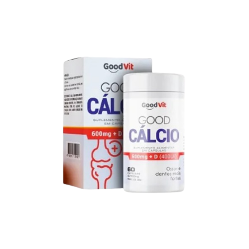 Cálcio D3 600mg+400Ui 60 Cápsulas