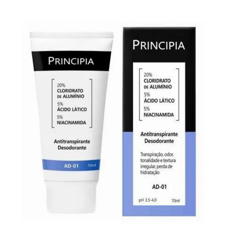 Desodorante Antitranspirante Principia Ad-01 Creme 70ml