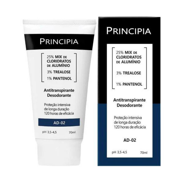 Desodorante Antitranspirante Principia Ad-02 Creme 70ml