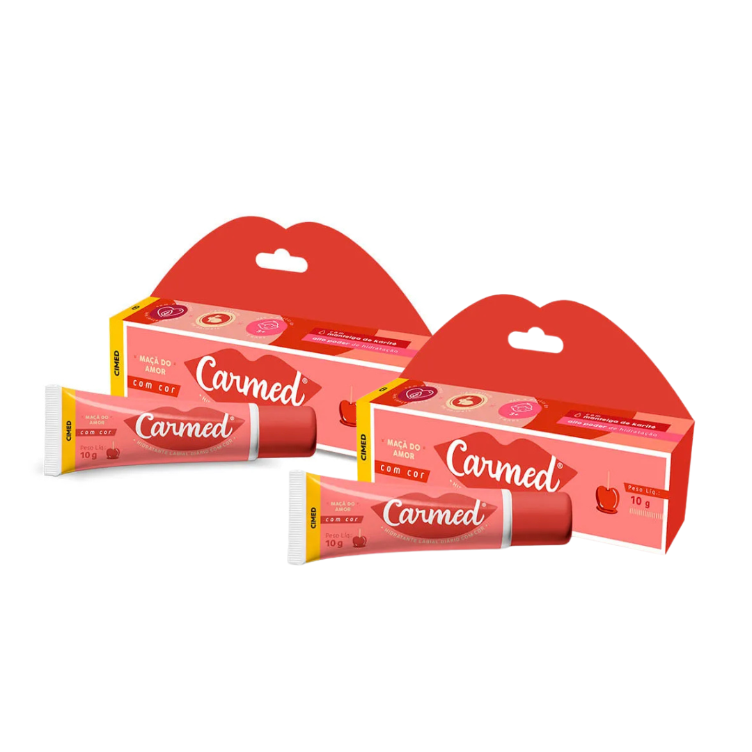 Carmed Hidratante Labial Cimed Maça do Amor 10g