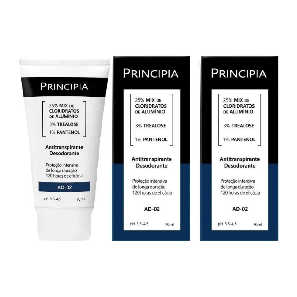 Desodorante Antitranspirante Principia Ad-02 Creme 70ml