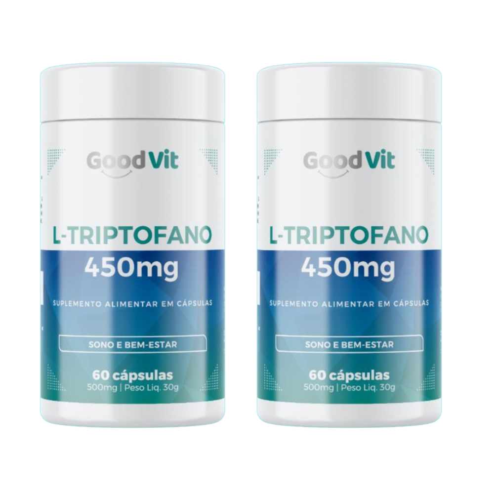 L-Triptofano 450mg 60 Cápsulas