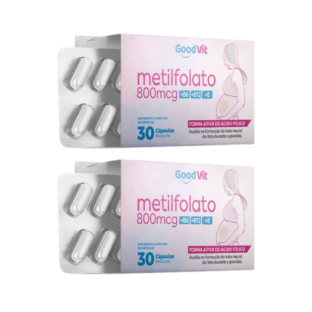 Metilfolato 800mcg 30 Cápsulas