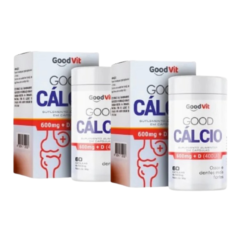 Cálcio D3 600mg+400Ui 60 Cápsulas