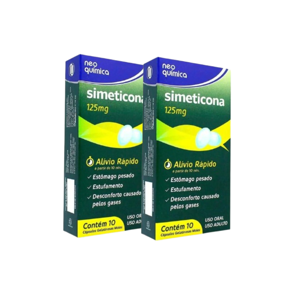 Simeticona 125mg Neo Quimica 10 Comprimidos