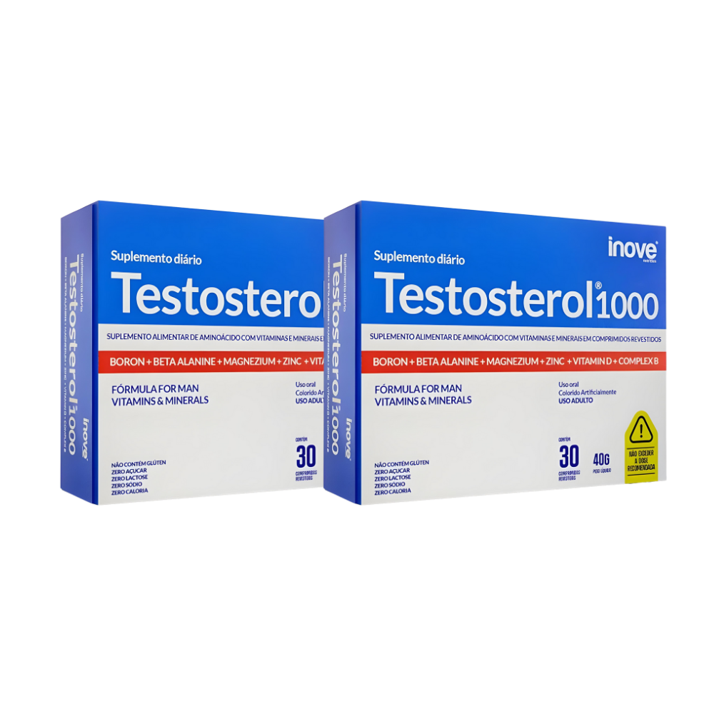 Testosterol 1000 Com 30 Comprimidos Revestidos