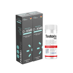 Kit O-Xidil Nano Tecnologia Capilar 120ml + Testorin1000 Com 60 Cápsulas