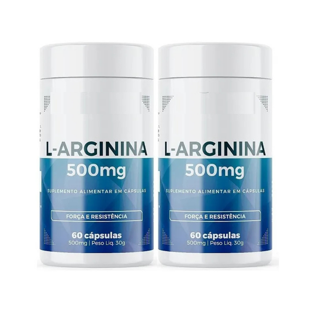 Arginina 100% Concentrada (Vasodilatador) 60 Cápsulas