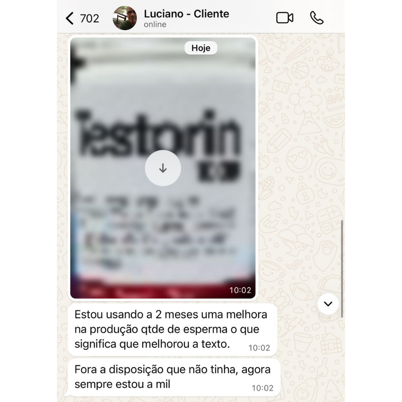 Testorin1000 Com 60 Cápsulas Revestida