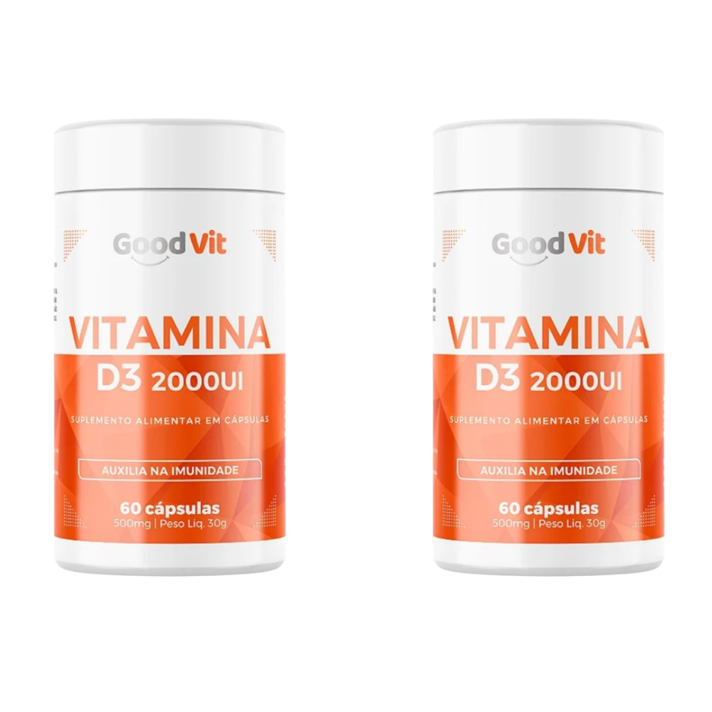 Vitamina D3 2.000UI 60 Cápsulas