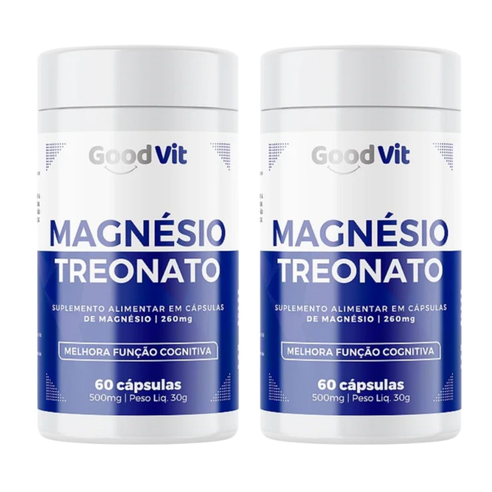 Magnésio Treonato 260mg 60 Cápsulas
