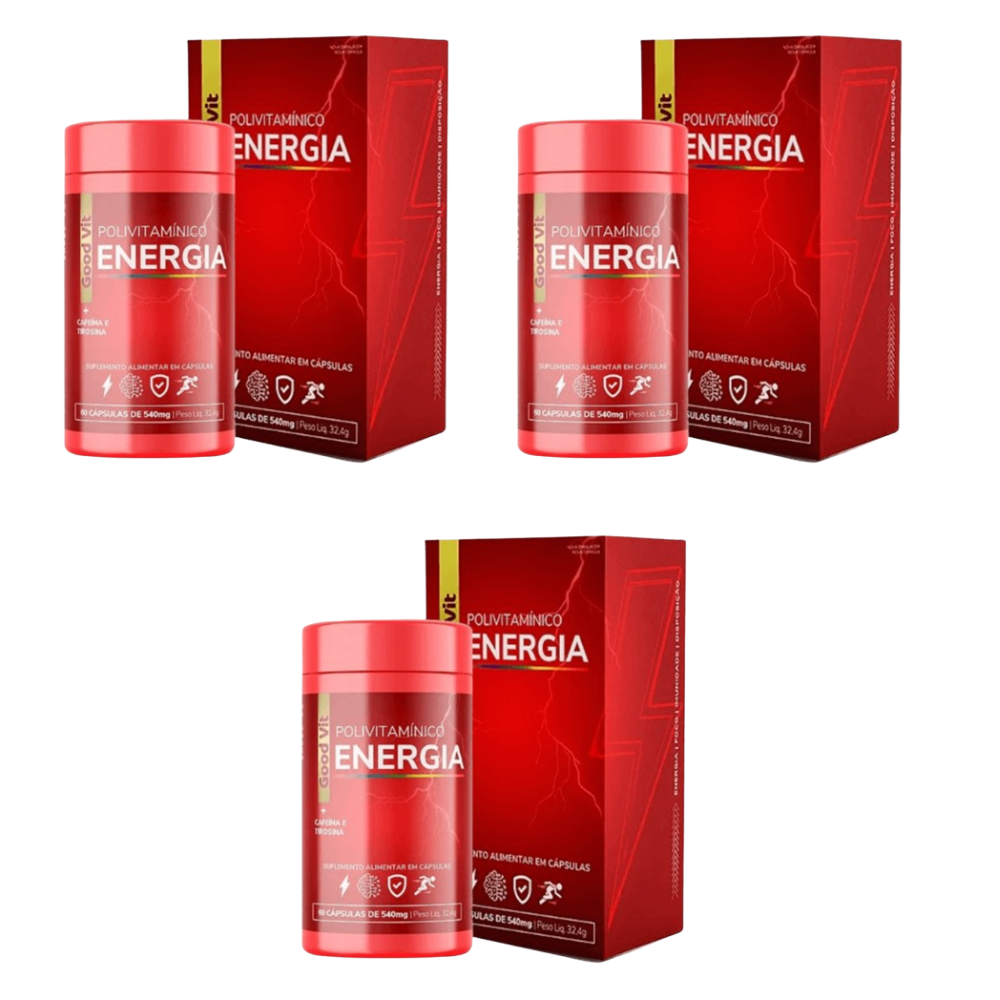 Polivitamínico Energia 60 Cápsulas