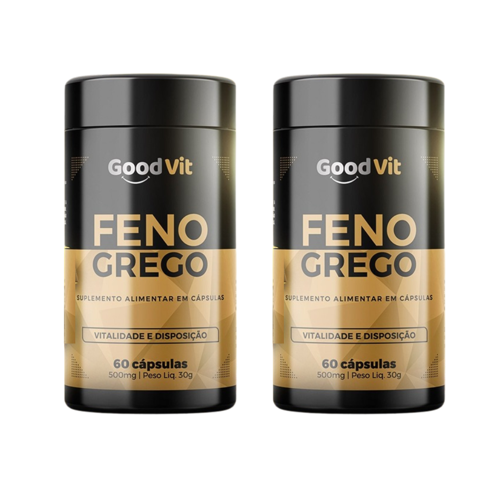 Feno Grego Concentrado 60 Cápsulas Kit 2 Frascos - farmafine.com.br