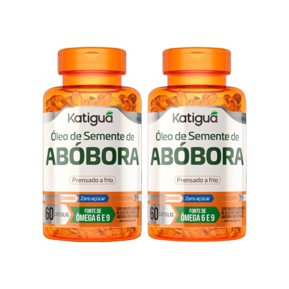 ÓLeo De Semente De Abóbora Prensado A Frio Katiguá 60 Cápsulas
