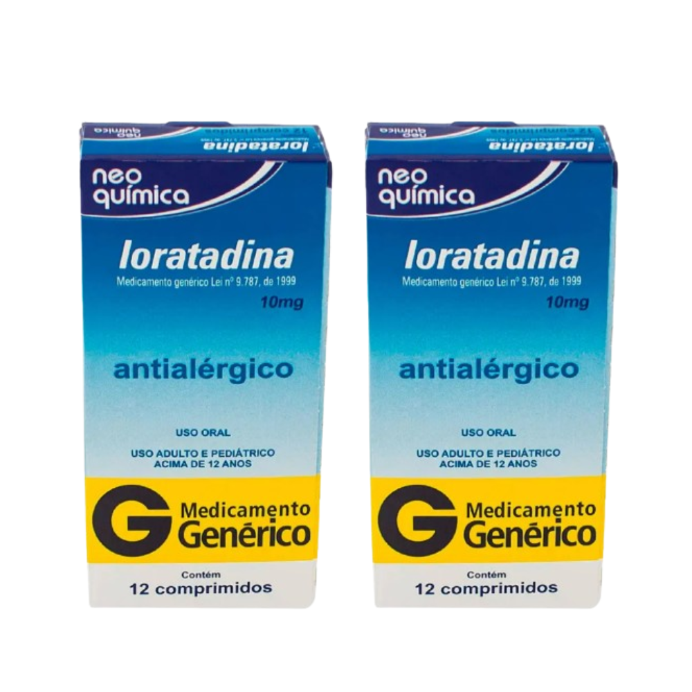 Loratadina 10mg Neo Quimica 12 Comprimidos