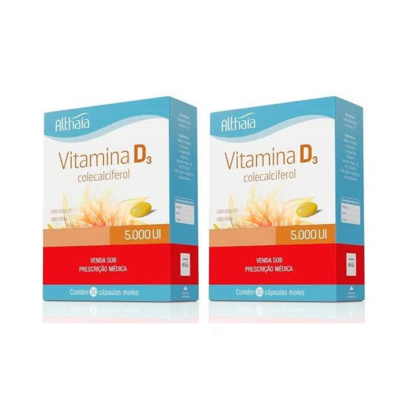 Vitamina D Althaia 5.000ui 30 Cápsulas