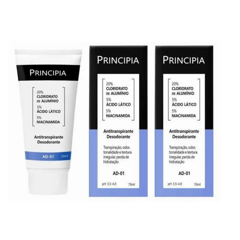 Desodorante Antitranspirante Principia Ad-01 Creme 70ml