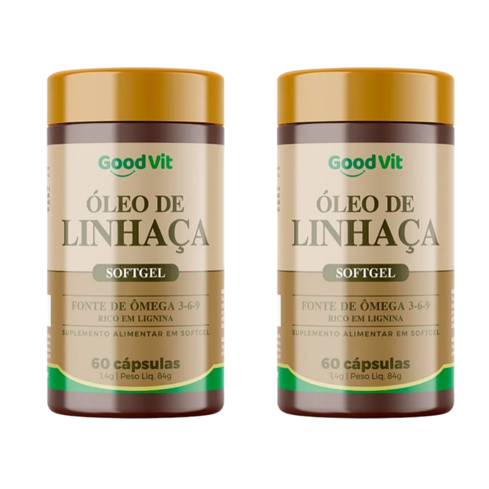 Óleo de Linhaça 60 Cápsulas