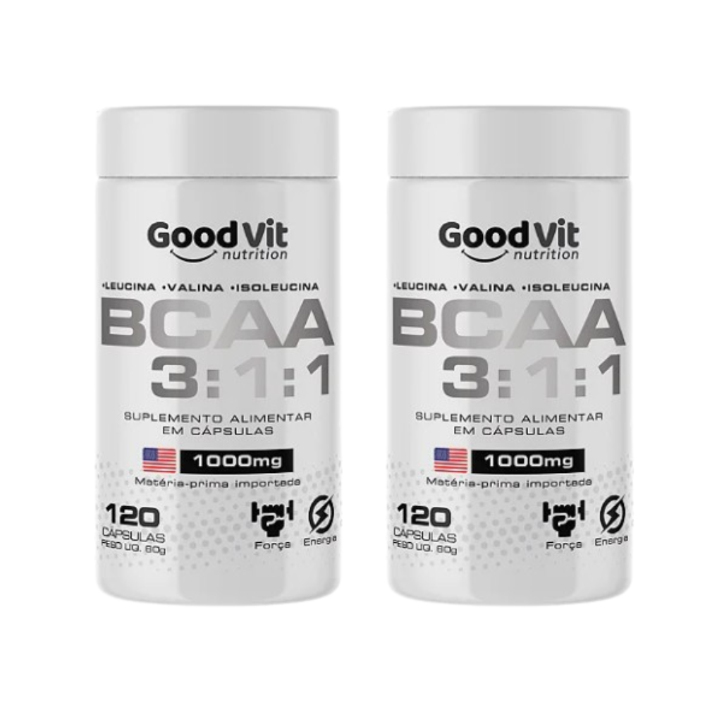 Bcaa 1000mg 120 Cápsulas