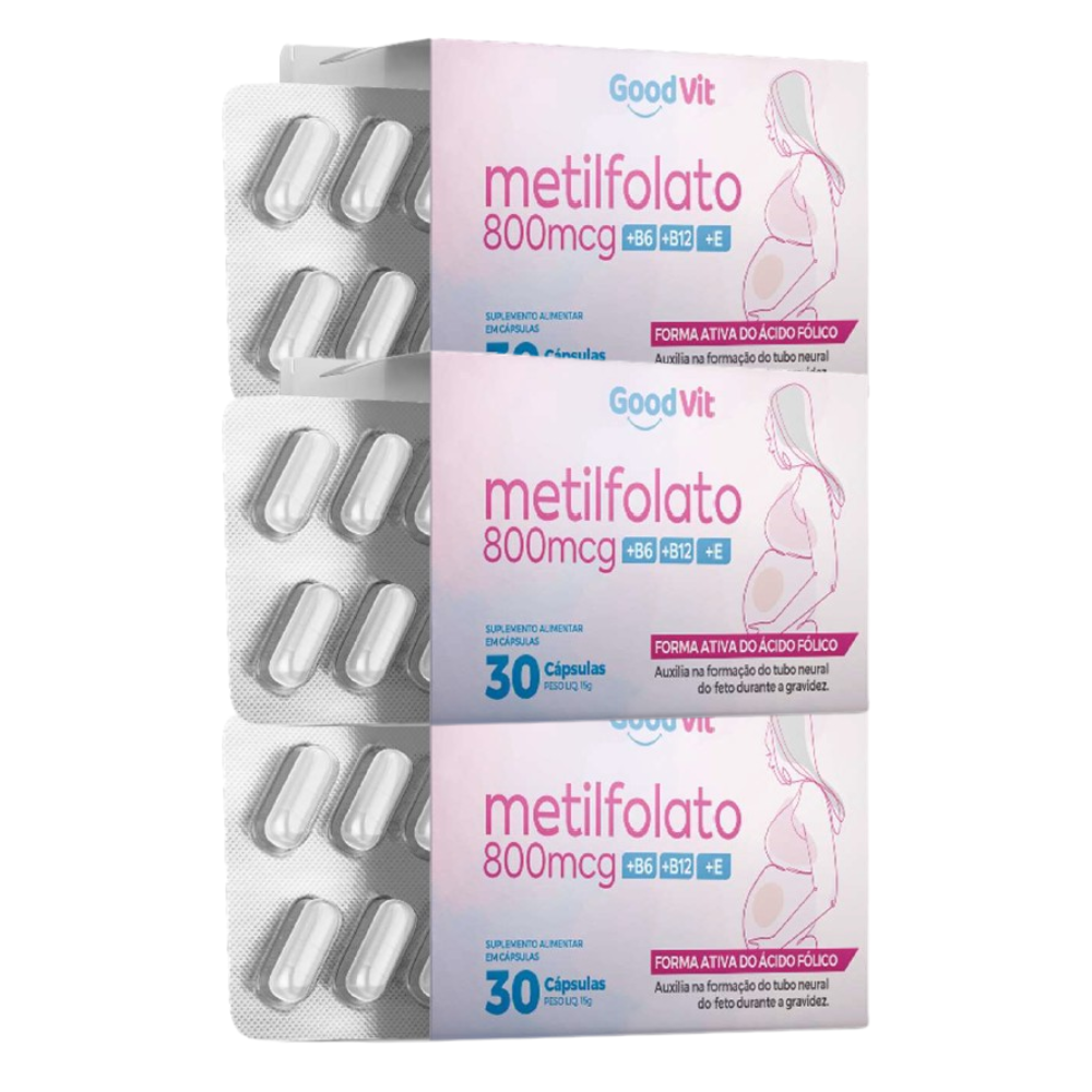 Metilfolato 800mcg 30 Cápsulas