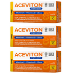 Aceviton Tripla Ação Cimed 10 Comprimidos  Efervescentes