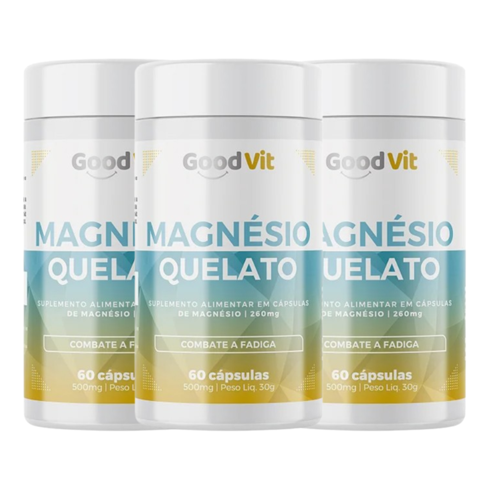 Magnésio Quelato 60 Cápsulas