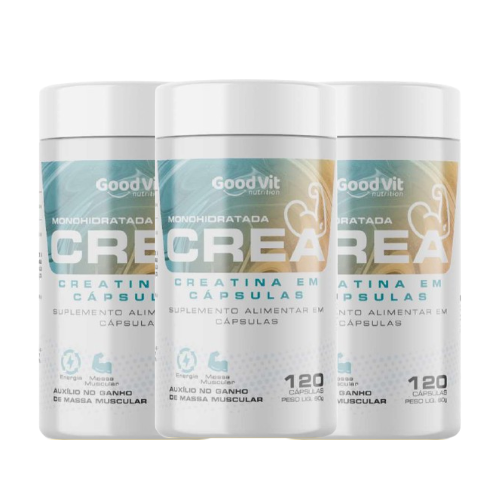 Creatina Monohidratada 120 Cápsulas