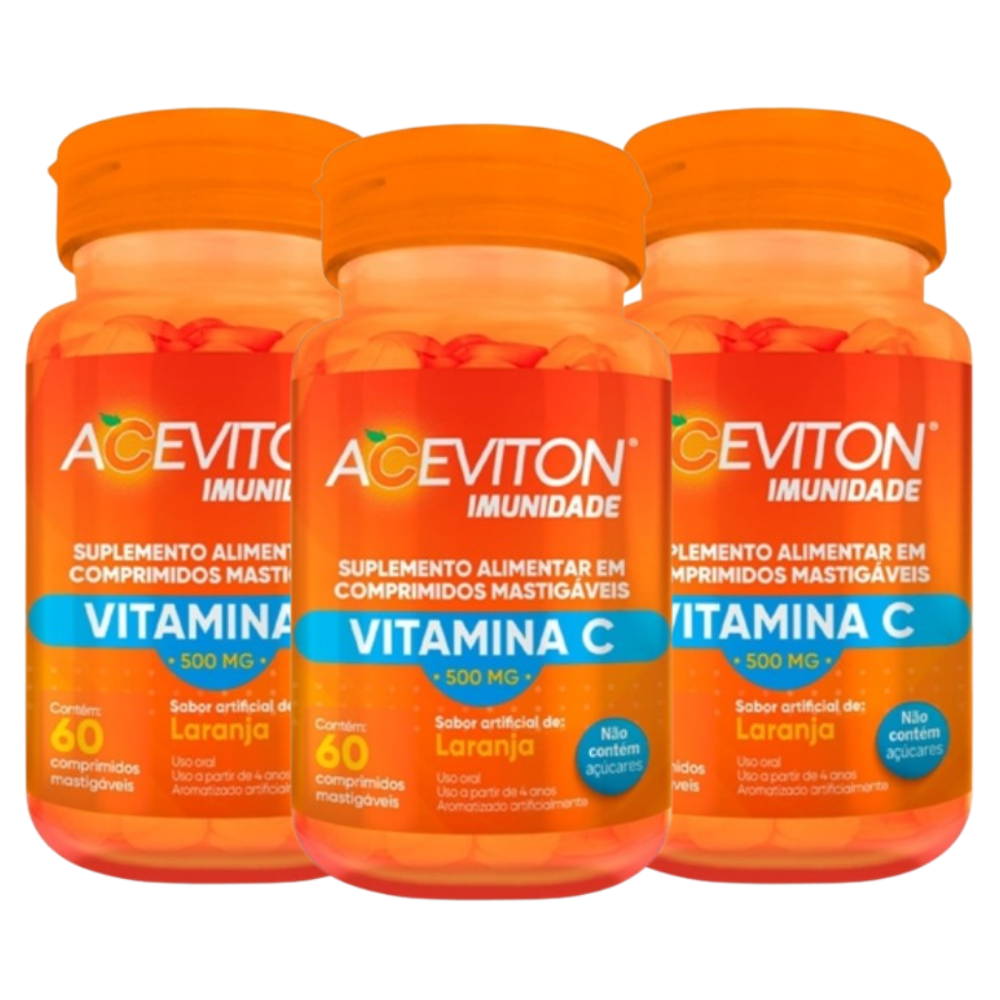 Aceviton Imunidade Cimed 60 Comprimidos Mastigáveis