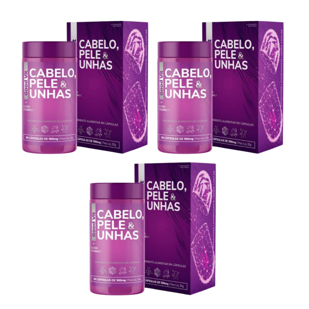 Cabelo Pele e Unhas 60 Cápsulas