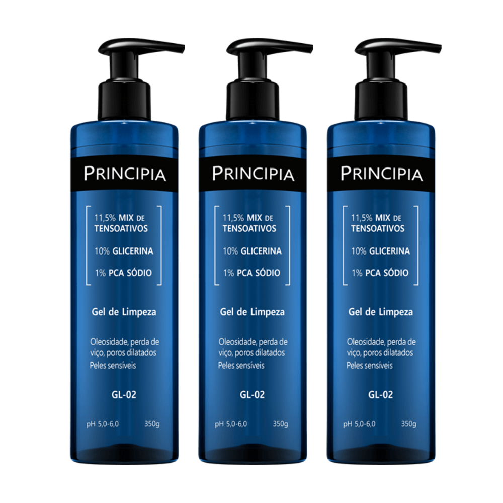 Gel De Limpeza Facial Principia Suave Gl-02 Com 350ml