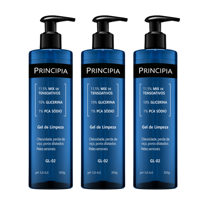 Gel De Limpeza Facial Principia Suave Gl-02 Com 350ml