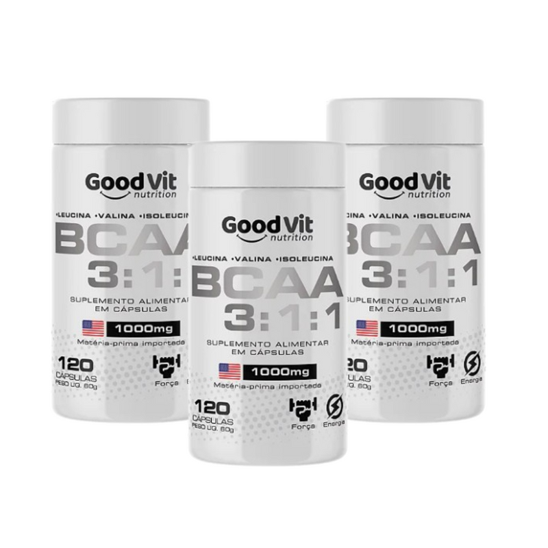 Bcaa 1000mg 120 Cápsulas