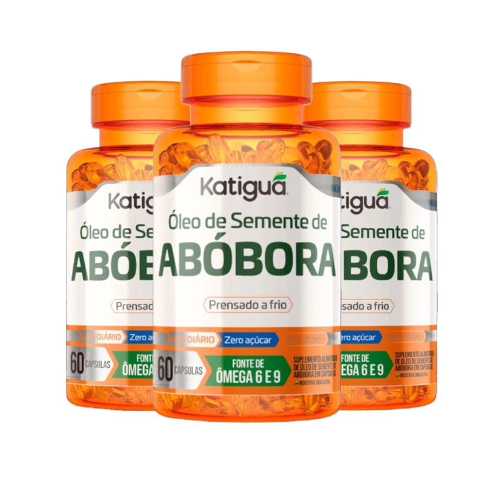 ÓLeo De Semente De Abóbora Prensado A Frio Katiguá 60 Cápsulas