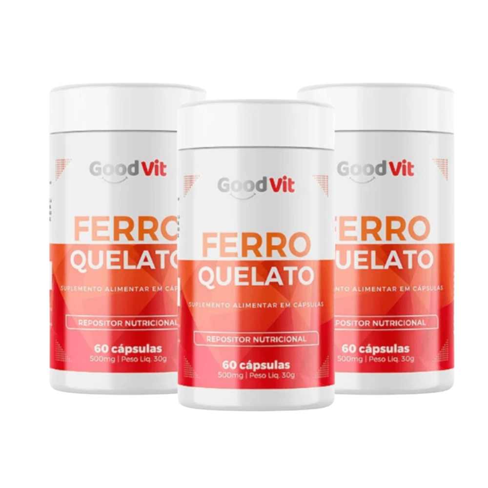 Ferro Quelato 60 Cápsulas