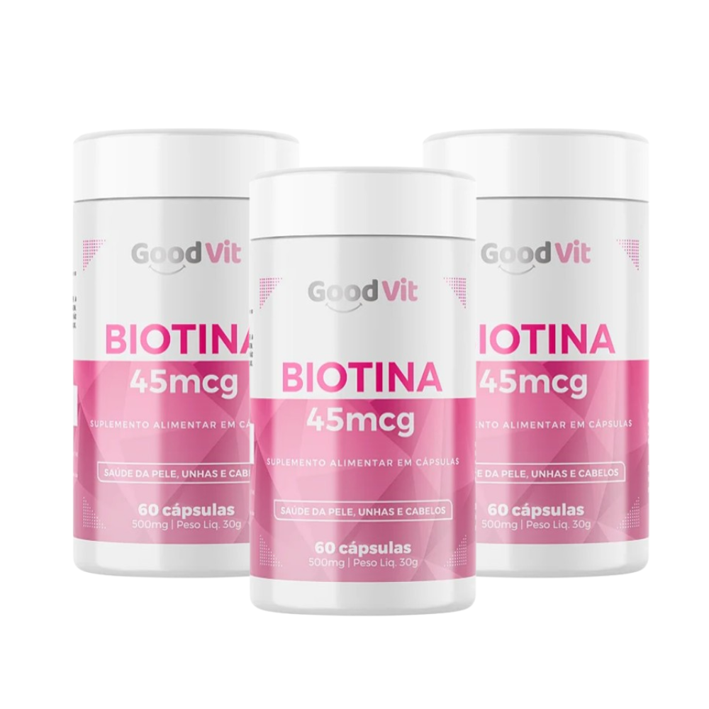 Biotina 45mcg 60 Cápsulas