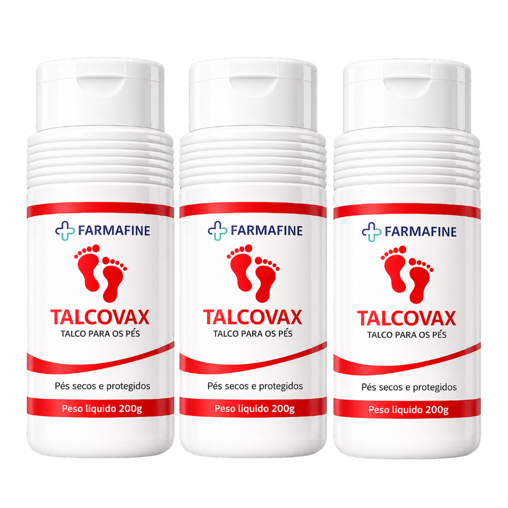 Talcovax 200g | Talco Para os Pés com Melaleuca | Farmafine