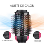 Escova Secadora Elétrica Pro: Seca, Alisa e Modela